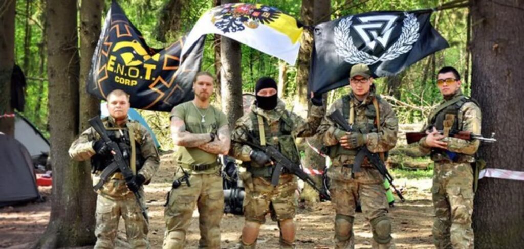 ENOT Corps and Task Force Rusich military training event for youths in Russia attended by GRU officer Denis Karaban